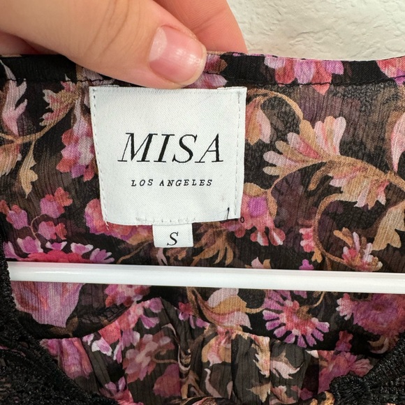 Misa Los Angeles Rosie Top Rosetta Fleur Size small - Picture 3 of 5